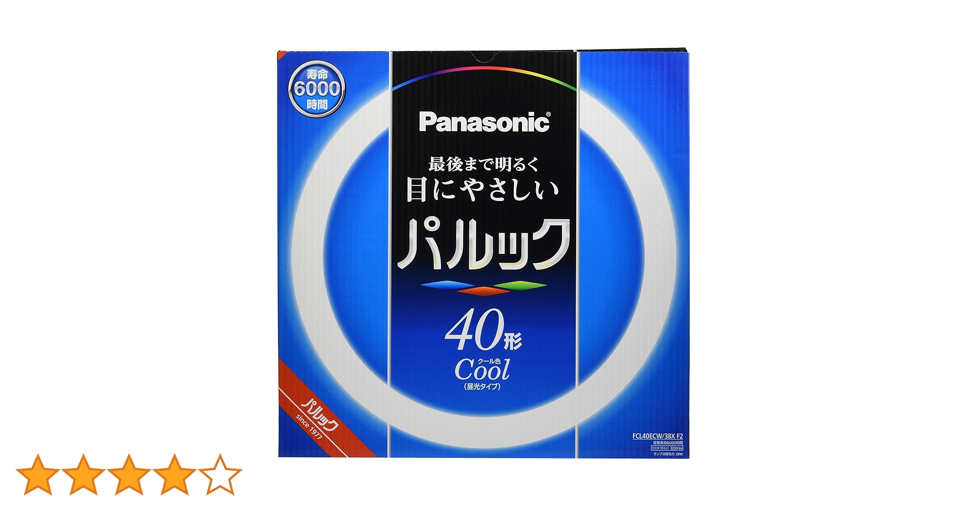 Amazon | パナソニック 蛍光灯丸形 40形 クール色 パルック